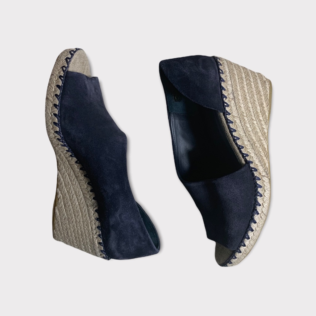 Black Suede Sandal By 1901
